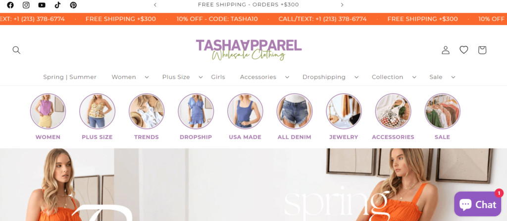 Tasha Apparel